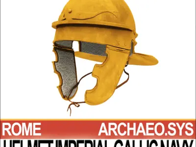 Roman Helmet Imperial Gallic Navy 3D model