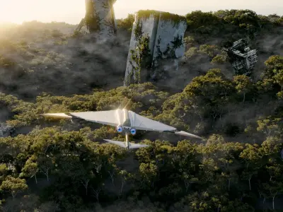 Glider Appocalypse 3D Model Low-poly 3D model