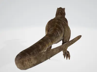 Realistic Tyrannosaurus Rex 3D Model  - Game Ready Dinosaur Low-poly 3D model