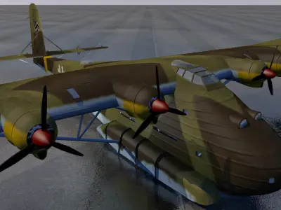 Messerschmitt Me-323D-6 Gigant 3D model
