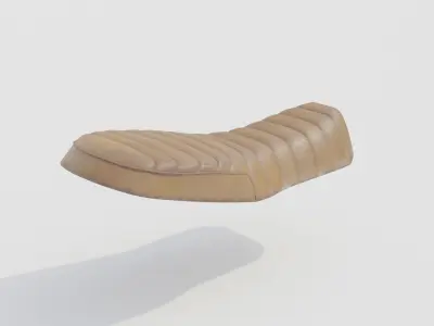 motorcycle saddle bike 3D model