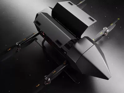 Cargo eVTOL Drone 3D model