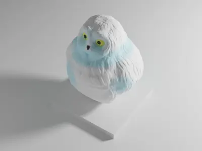 Owl Statue Free 3D model