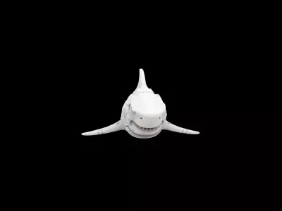 Shark Mech Guardian 3D Printable Model 3D print model