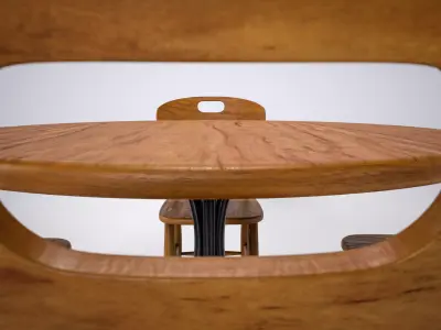 Round table Free low-poly 3D model purchase