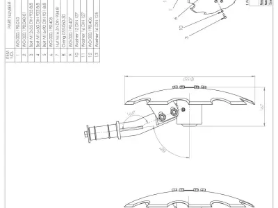 WG 000 - Disc harrow with rack Low-poly 3D model