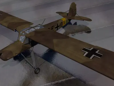 Fieseler Fi-156C-3 Storch 3D model