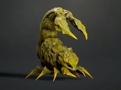 Fantasy Scorpion2 - Game Ready  Low-poly 3D model Low-poly 3D model