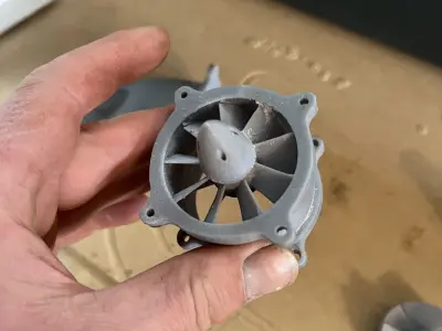 Jet Boat propulsion drive 3D print model