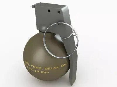 M67 Hand Grenade 3D model