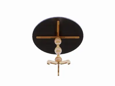 Dining Round Table 3D model