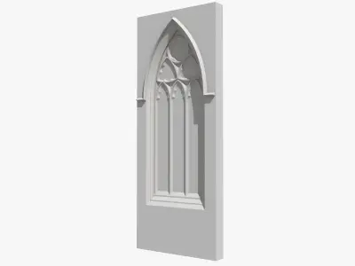 06 Medieval Gothic Windows 3D Model Collection