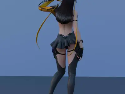 Luna defult 3D model