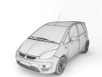 Mitsubishi Colt 3D model