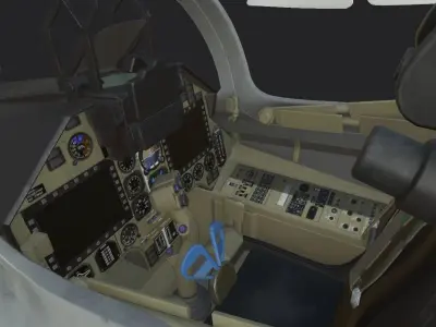 Shenyang J-15 Low-poly 3D model