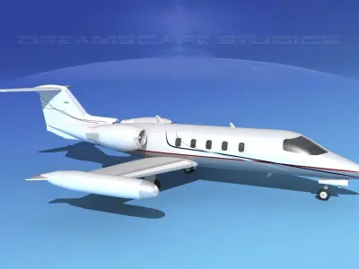 Gates Learjet 35 V04 3D model