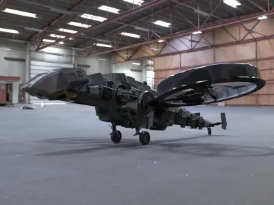 Double Coptor for Unity Low-poly 3D model