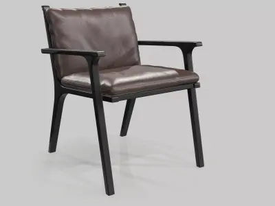 Helle Flou Dansk Chair 3D model