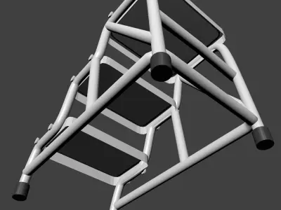 Store stair 3D model