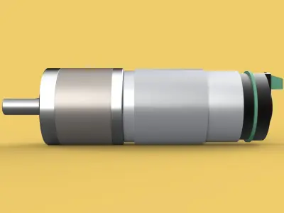 MOTOR GEAR PLANETARY DC ELECTRIC GEARED TORQUE 3D model