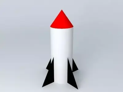 mystery missile Free 3D model