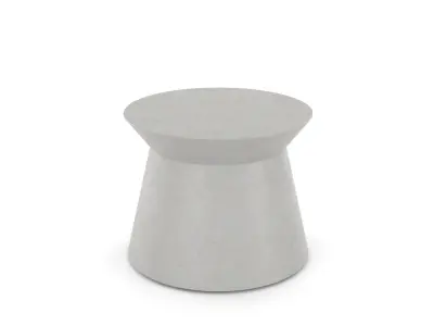 Set Round Concrete CT stool Free 3D model
