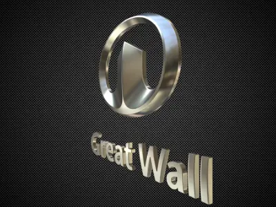 great wall logo 3D model