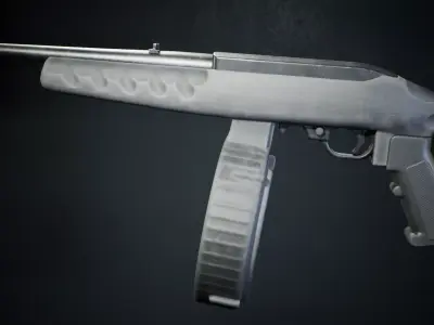 PBR - Ruger 10 22 Beehive Rifle - Game-Ready 3D Asset Low-poly 3D model