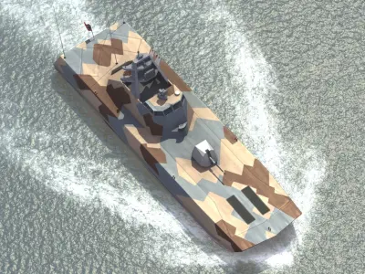 HNoMS Skjold Corvette 3D model