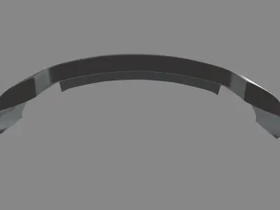 Front Bumper Car 02 Low-poly 3D model