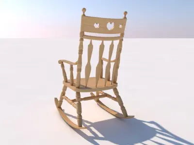 Rocking Chair Free 3D model get