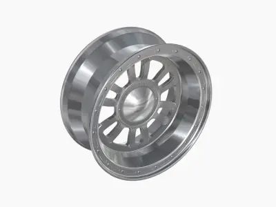 Weld Racing Mountain Crusher wheel Low-poly 3D model