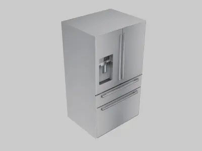 refrigerator samsung fridge freezer Low-poly 3D model