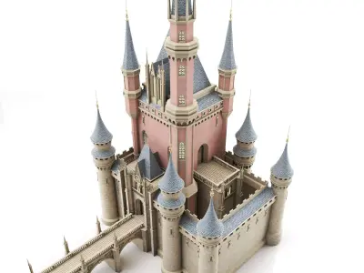Fantasy Castle 3D model