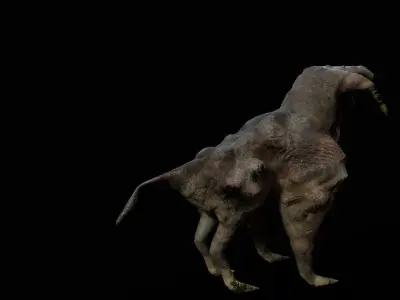 monster hells 2 alien scifi  Low-poly 3D model