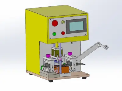 Resistance of bending machine 3D model