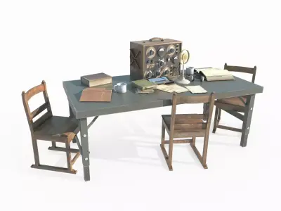 Old telegraph station 3D model