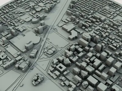 Ottawa City Canada 3D print model