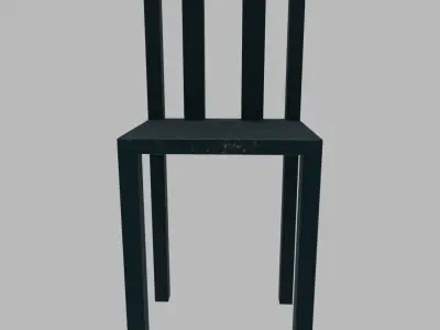 Soviet chair Free low-poly 3D model