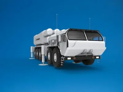 THAAD Terminal High Altitude Area Defense 3D model