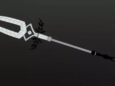 Varatha The Eternal Spear Low-poly 3D model
