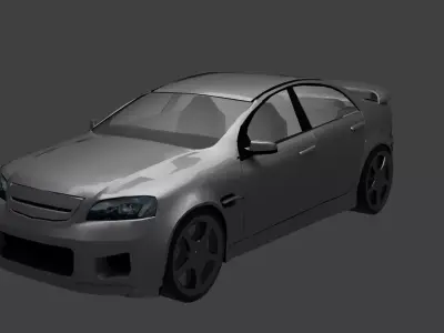 VE COMMODORE Free low-poly 3D model