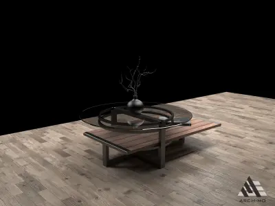 Coffee  table 01- furniture Free low-poly 3D model