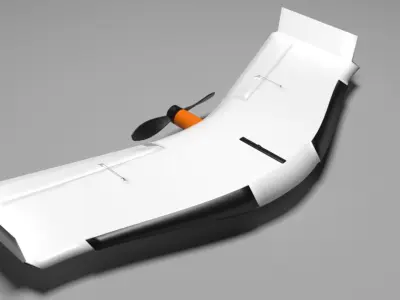 Drone Low Poly Low-poly 3D model