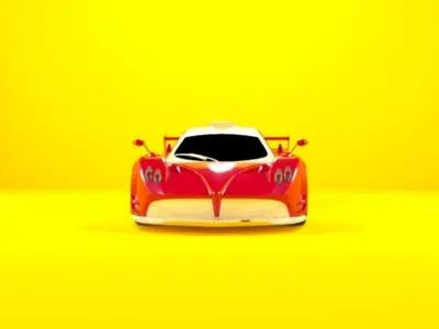 ZONDA sports car Free 3D model