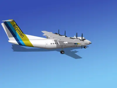 Dehavilland DHC-7 Bryman 3D model