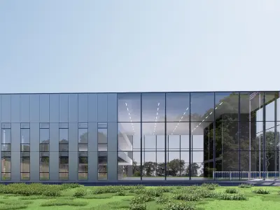 art gallery Low-poly 3D model