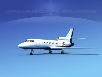 Dassault Falcon 900 V05 3D model