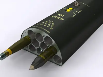 LWL-12-A Rocket Launcher 3D model