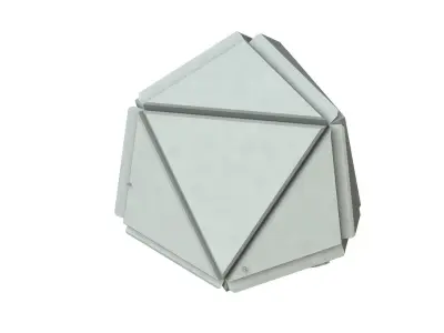 Sci Fi Object No 3484 Low Poly Low-poly 3D model